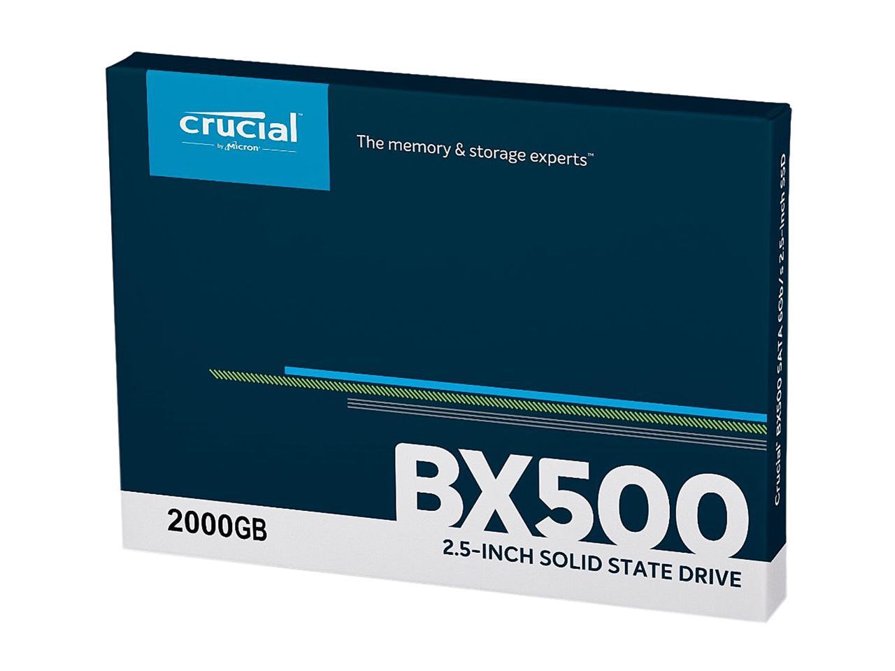 Crucial BX500 2TB 3D NAND SATA 2.5-Inch Internal SSD, up to 540 MB/s - CT2000BX500SSD1 5