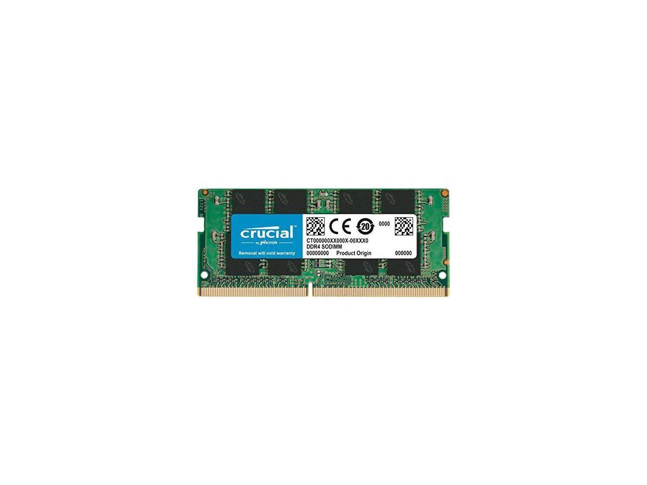 Crucial 32GB 260-Pin DDR4 SO-DIMM DDR4 3200 (PC4 25600) Laptop Memory Model CT32G4SFD832A 3