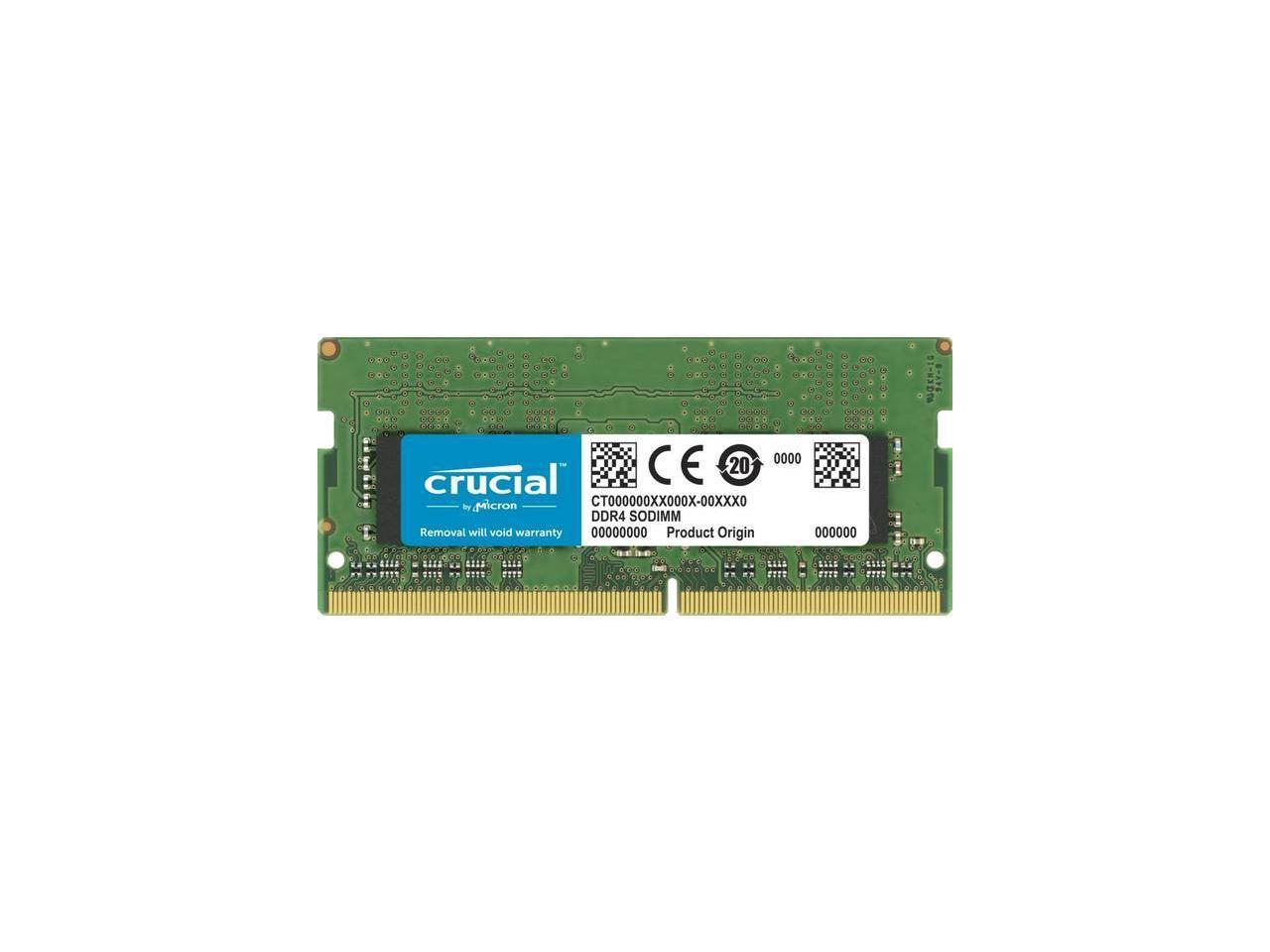 Crucial 32GB 260-Pin DDR4 SO-DIMM DDR4 3200 (PC4 25600) Laptop Memory Model CT32G4SFD832A 2