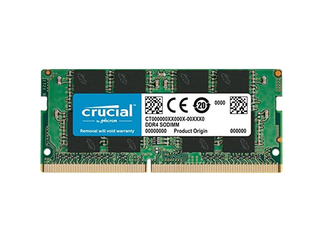 Crucial 32GB 260-Pin DDR4 SO-DIMM DDR4 3200 (PC4 25600) Laptop Memory Model CT32G4SFD832A 5