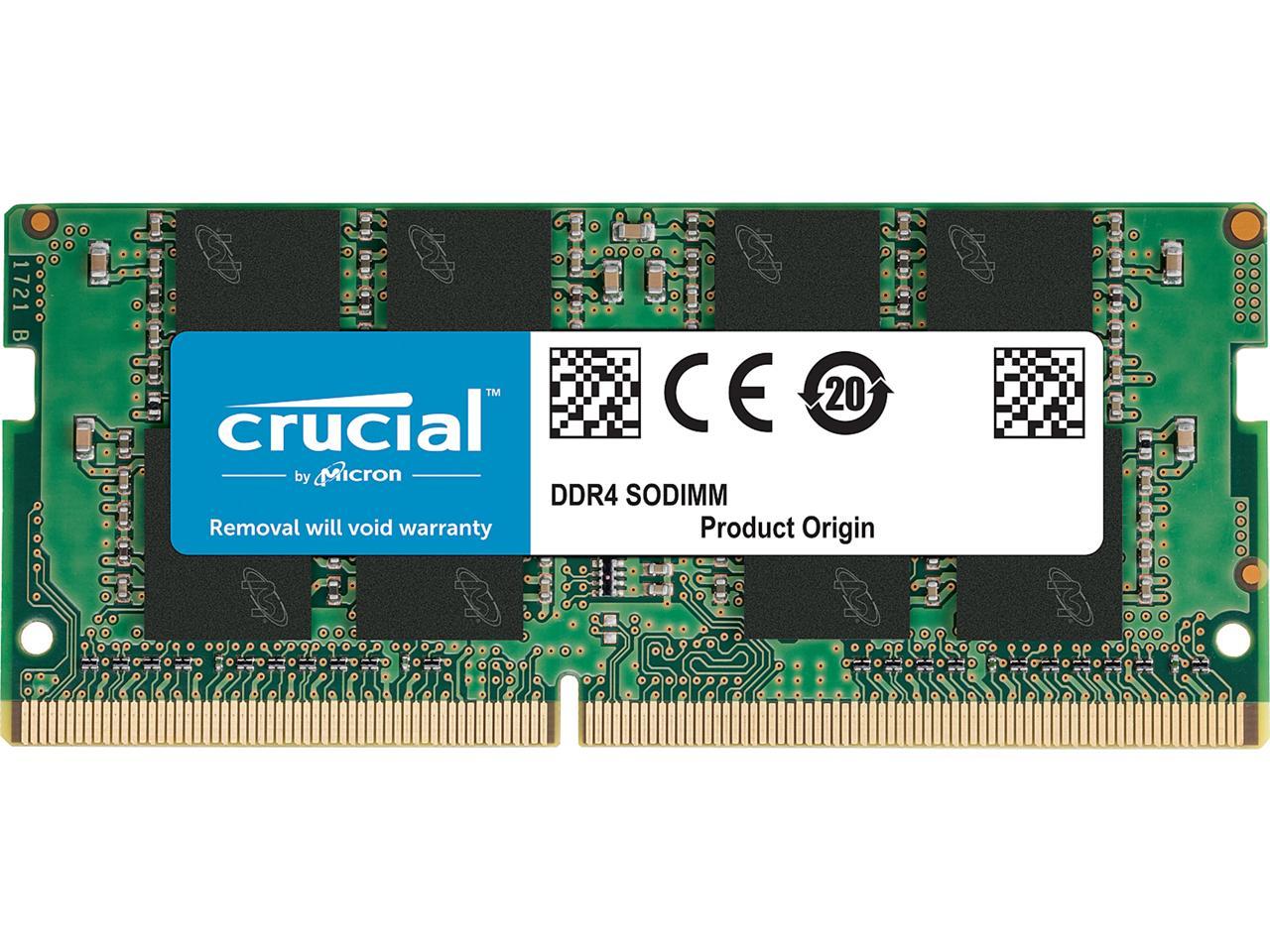 Crucial 8GB 260-Pin DDR4 SO-DIMM DDR4 3200 (PC4 25600) Laptop Memory Model CT8G4SFRA32A 1