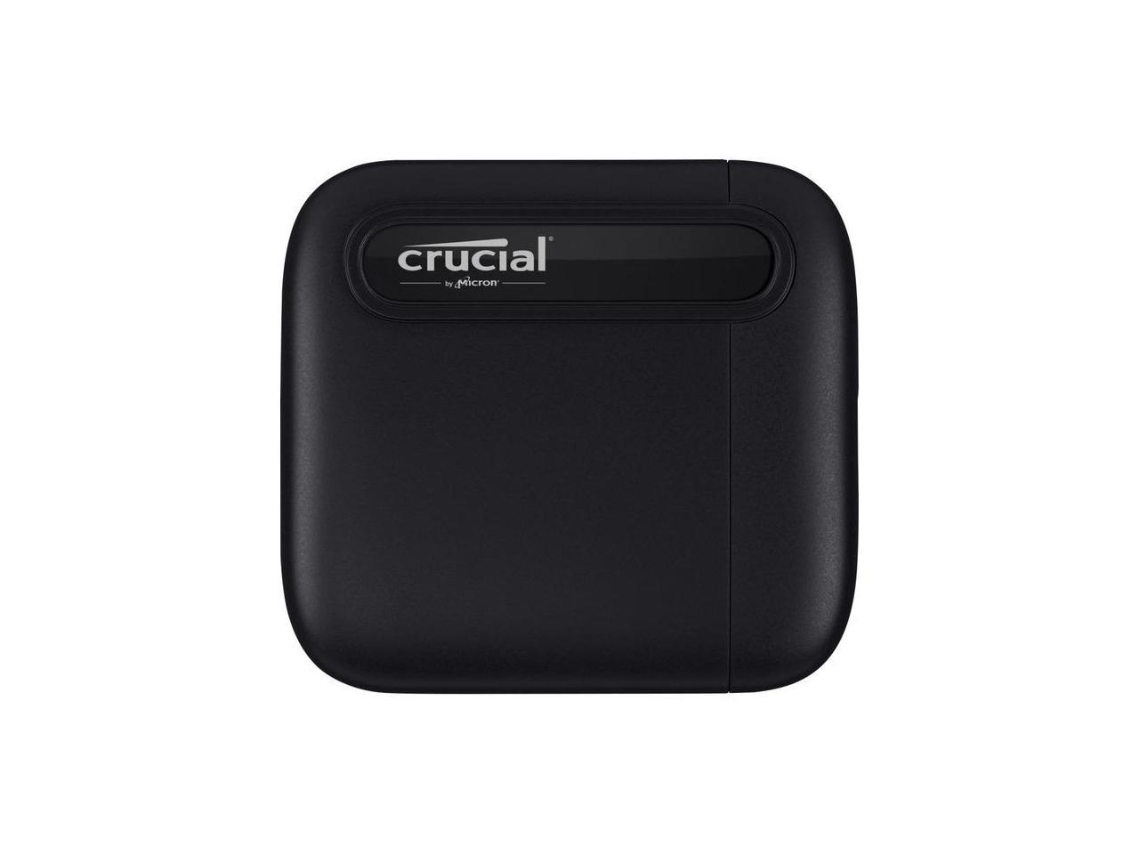 Crucial X6 4TB Portable SSD - Up to 800 MB/s - USB 3.2 - External Solid State Drive, USB-C - CT4000X6SSD9 1