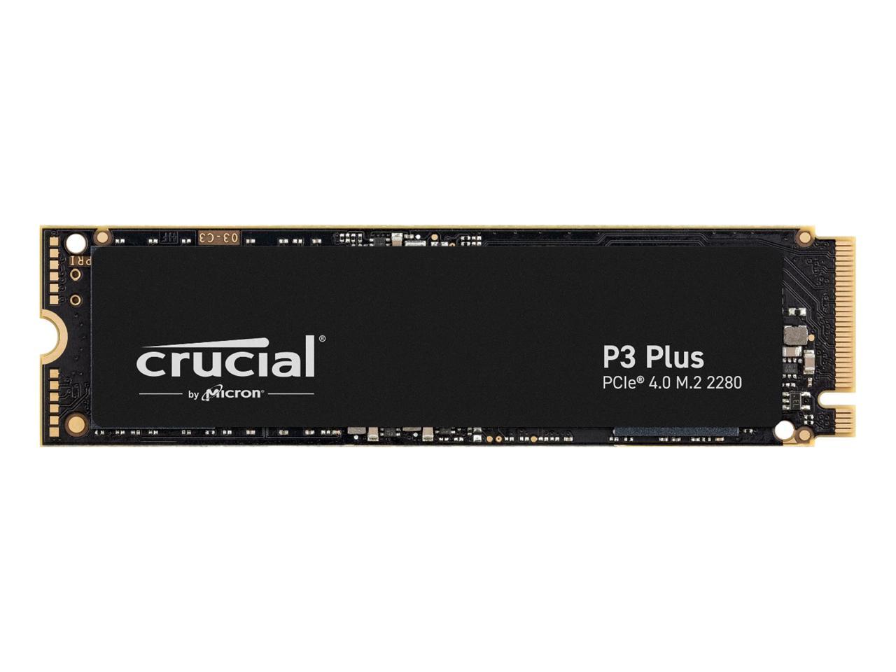 Crucial P3 Plus M.2 2280 500GB PCI-Express 4.0 x4 NVMe 3D NAND Internal Solid State Drive (SSD) CT500P3PSSD8 1