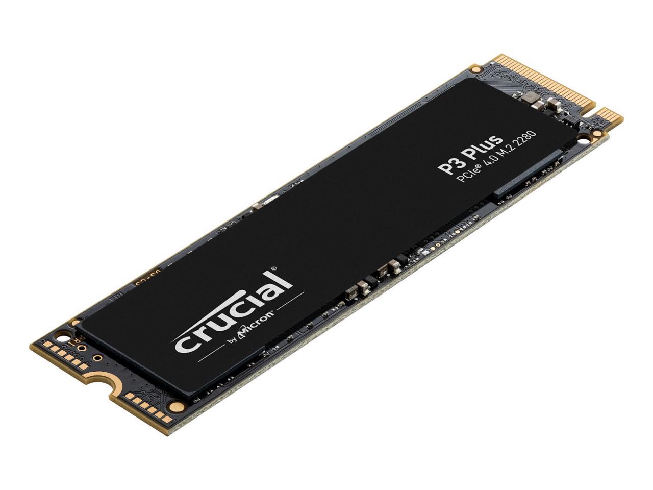 Crucial P3 Plus M.2 2280 500GB PCI-Express 4.0 x4 NVMe 3D NAND Internal Solid State Drive (SSD) CT500P3PSSD8 3