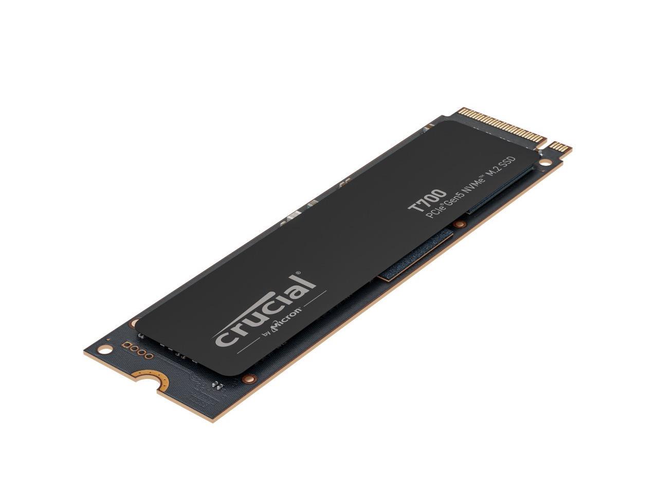 Crucial T700 GEN5 NMVE M.2 SSD 2280 4TB PCI-Express 5.0 x4 TLC NAND² Internal Solid State Drive (SSD) CT4000T700SSD3 5