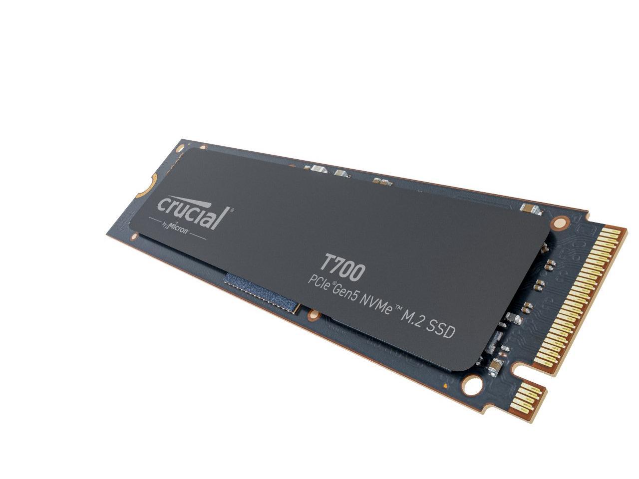 Crucial T700 GEN5 NMVE M.2 SSD 2280 4TB PCI-Express 5.0 x4 TLC NAND² Internal Solid State Drive (SSD) CT4000T700SSD3 2