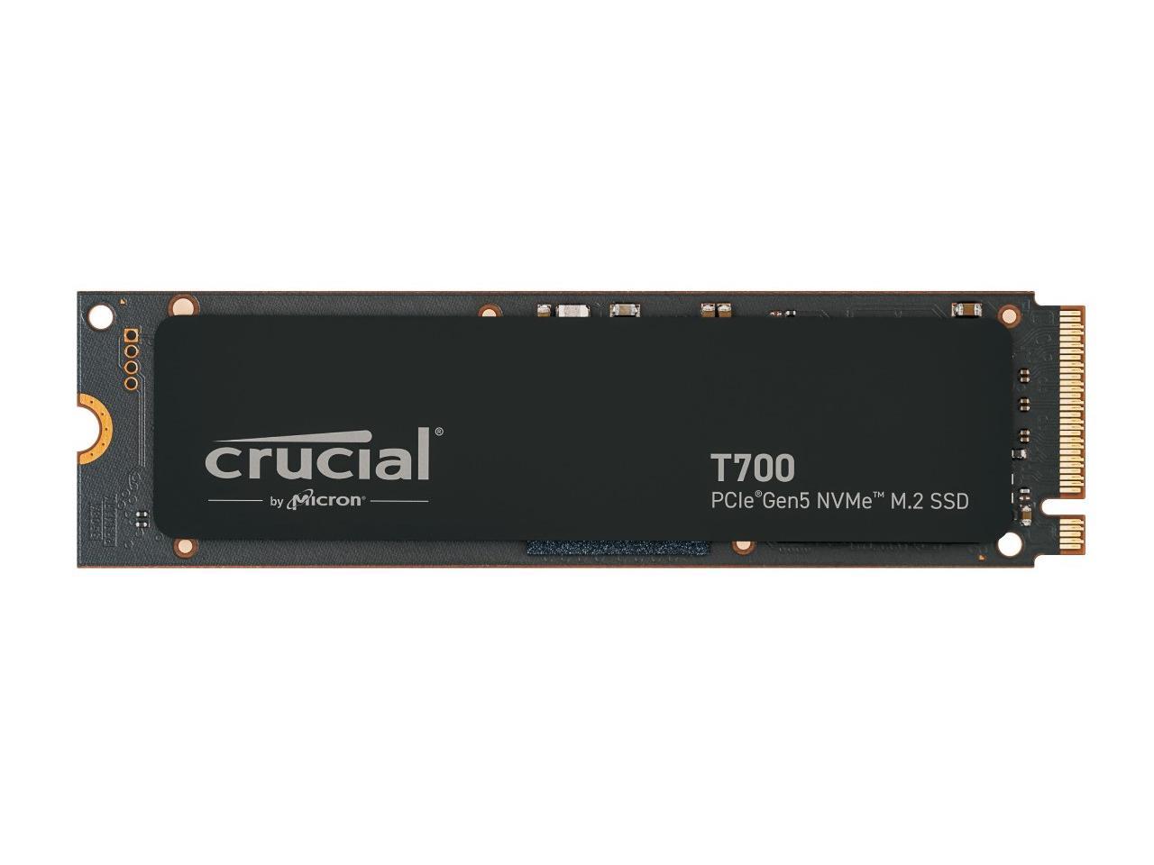 Crucial T700 GEN5 NMVE M.2 SSD 2280 4TB PCI-Express 5.0 x4 TLC NAND² Internal Solid State Drive (SSD) CT4000T700SSD3 1