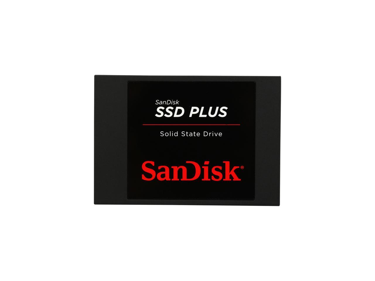 SanDisk SSD Plus 240GB Internal SSD - SATA III 6Gb/s, 2.5"/7mm - SDSSDA-240G-G26 1