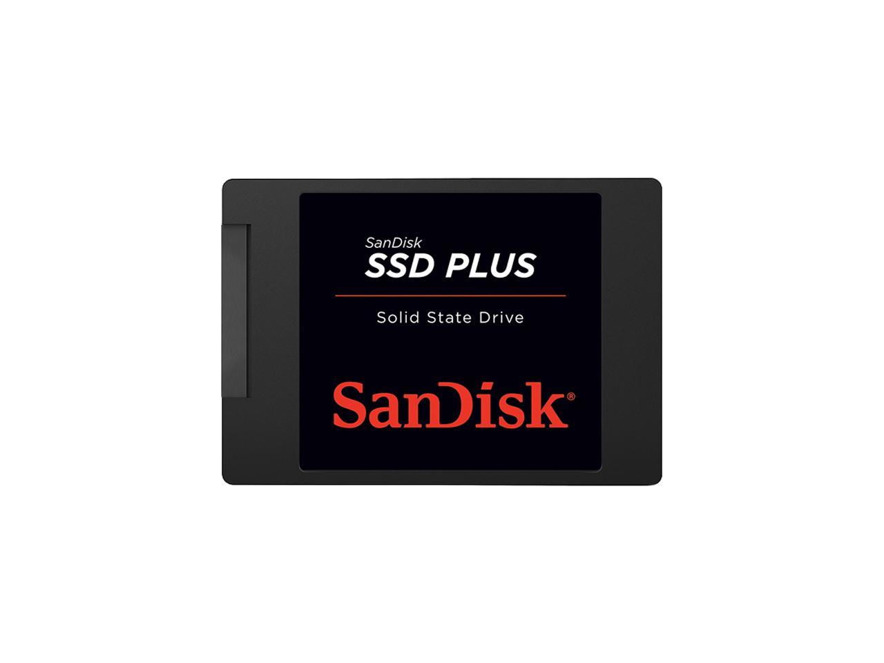 SanDisk SSD Plus 480GB Internal SSD - SATA III 6Gb/s, 2.5"/7mm - SDSSDA-480G-G26 1