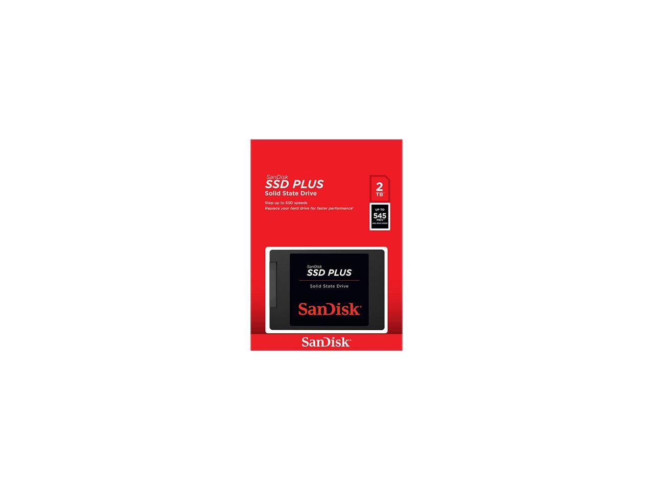 SanDisk SSD PLUS 2.5" 2TB SATA III MLC Internal Solid State Drive (SSD) SDSSDA-2T00-G26 4