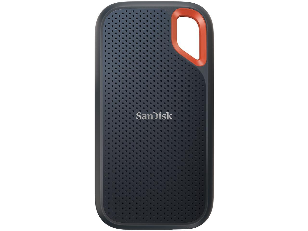 SanDisk 1TB Extreme Portable SSD - Up to 1050MB/s - USB-C, USB 3.2 Gen 2 - External Solid State Drive - SDSSDE61-1T00-G25 1