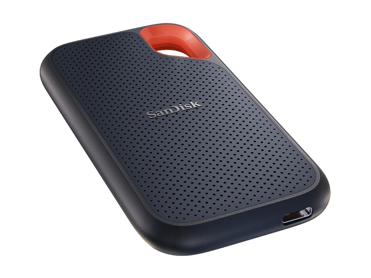 SanDisk 4TB Extreme Portable SSD Up to 1050MB/s - USB-C, USB 3.2 Gen 2 - External Solid State Drive - SDSSDE61-4T00-G25 4