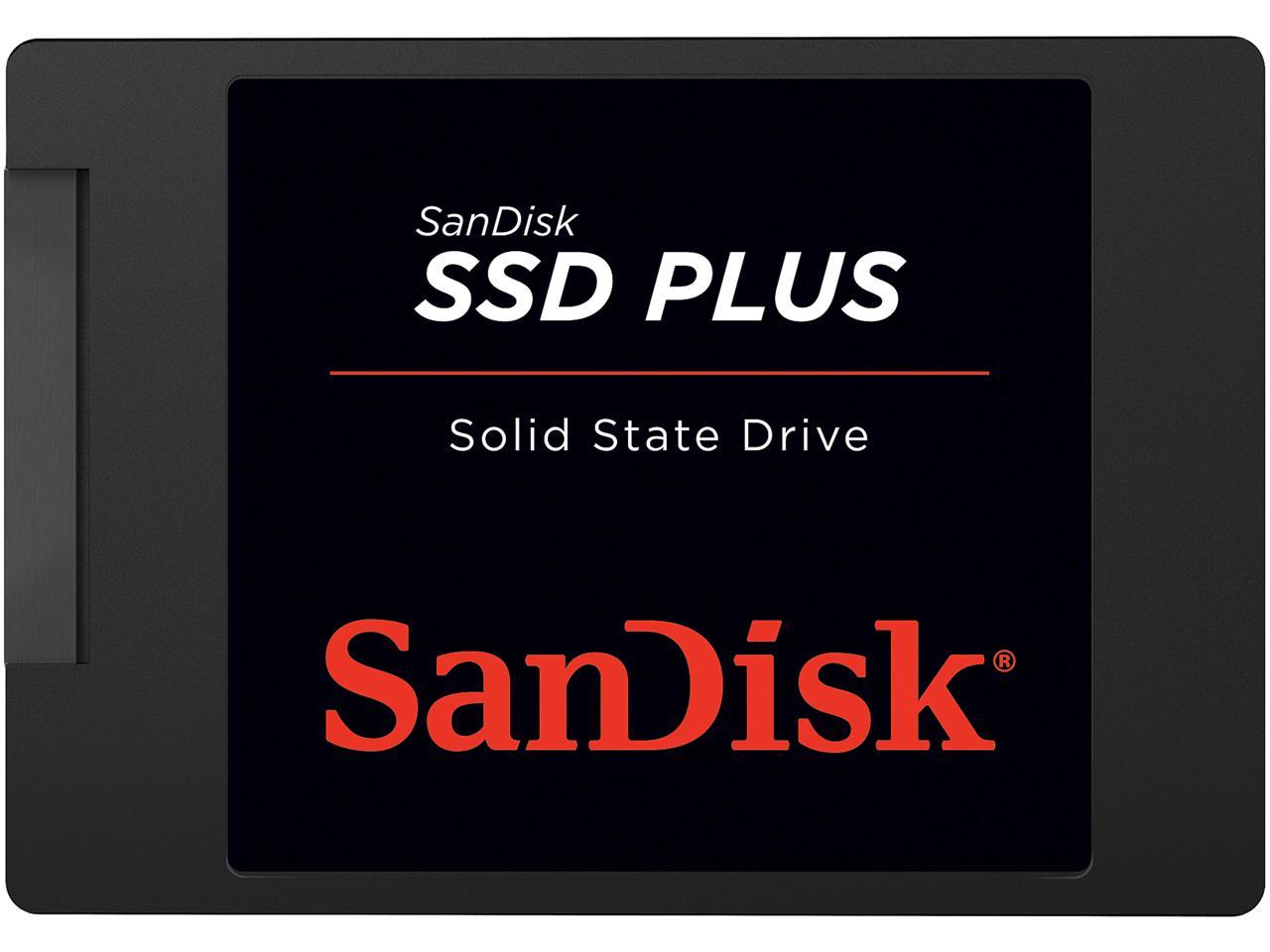 SanDisk SSD PLUS 2.5" 1TB SATA III SLC Internal Solid State Drive (SSD) SDSSDA-1T00-G27 1