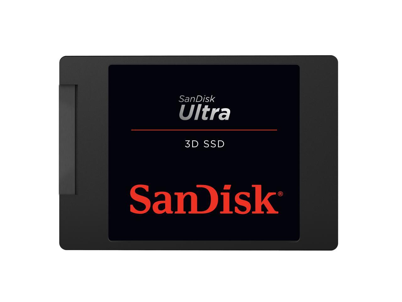 SanDisk Ultra 3D 2.5" 1TB SATA III 3D NAND Internal Solid State Drive (SSD) SDSSDH3-1T00-G26 3