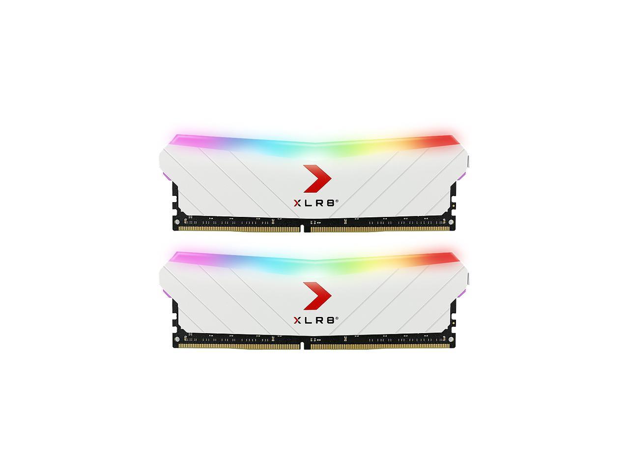 PNY XLR8 Gaming EPIC-X RGB 16GB (2 x 8GB) 288-Pin PC RAM DDR4 3600 (PC4 28800) Desktop Memory Model MD16GK2D4360018XWRGB 1