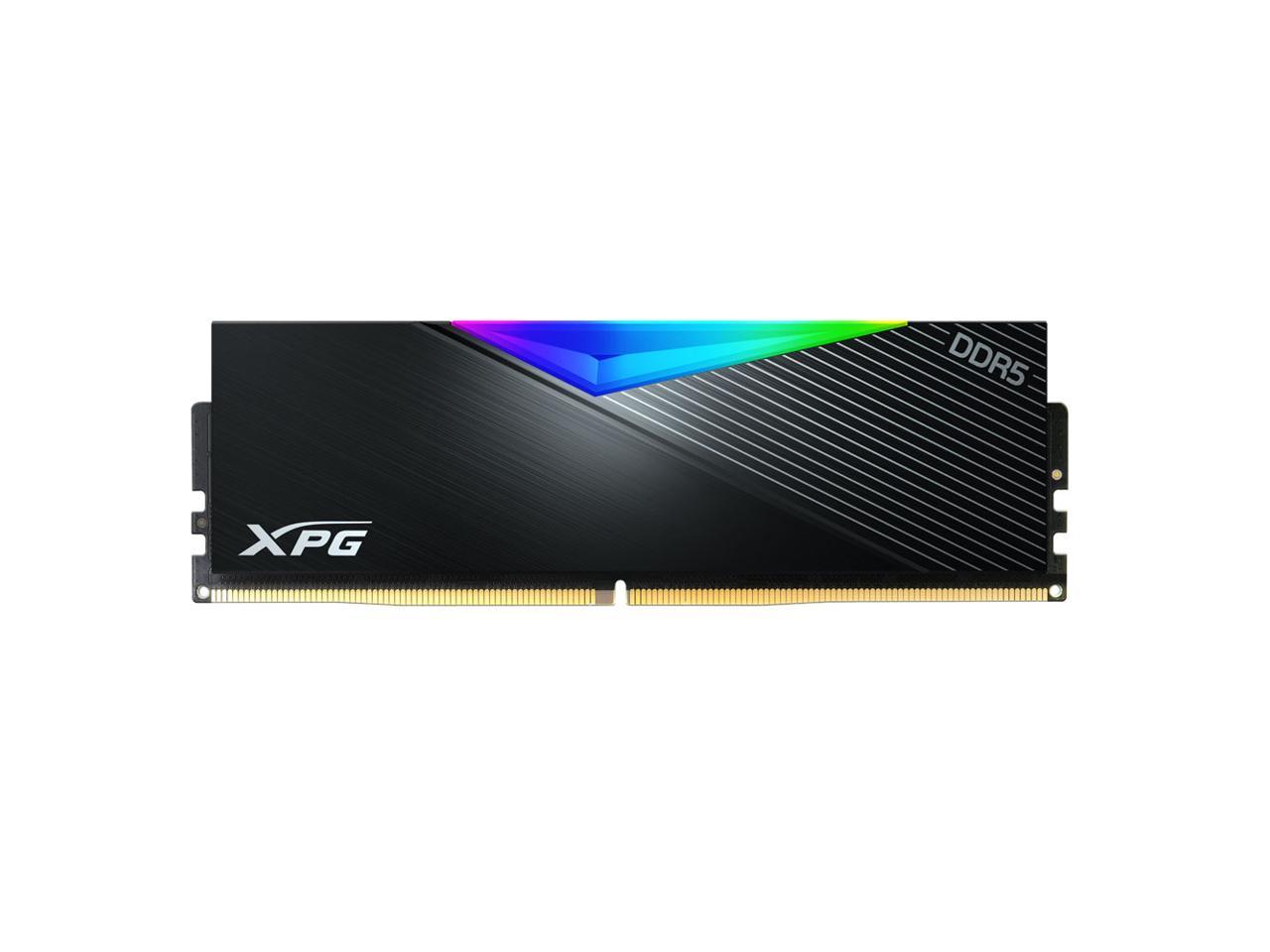 XPG LANCER RGB 32GB (2 x 16GB) 288-Pin PC RAM DDR5 7200 (PC5 57600) Desktop Memory Model AX5U7200C3416G-DCLARBK 2