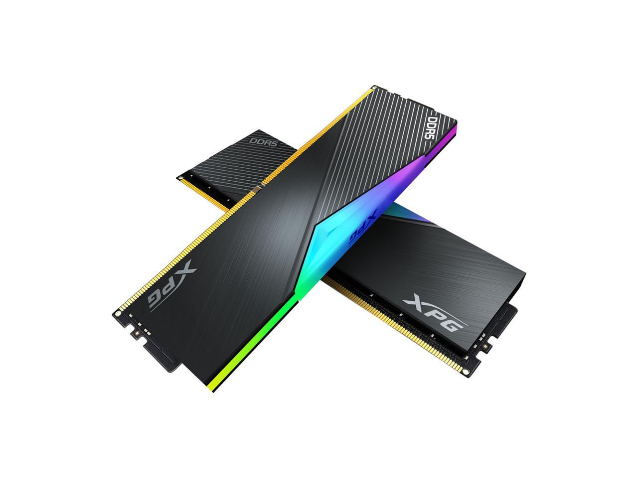 XPG LANCER RGB 32GB (2 x 16GB) 288-Pin PC RAM DDR5 7200 (PC5 57600) Desktop Memory Model AX5U7200C3416G-DCLARBK 1