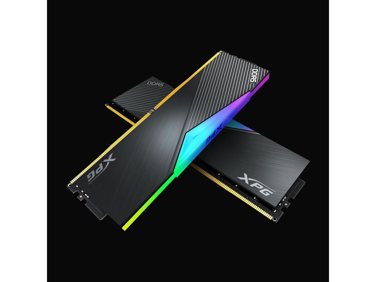 XPG LANCER RGB 32GB (2 x 16GB) 288-Pin PC RAM DDR5 6000 (PC5 48000) Desktop Memory Model AX5U6000C3016G-DTLABRBK 5