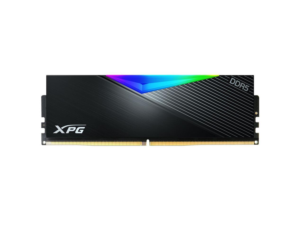 XPG LANCER RGB 32GB (2 x 16GB) 288-Pin PC RAM DDR5 6000 (PC5 48000) Desktop Memory Model AX5U6000C3016G-DTLABRBK 2