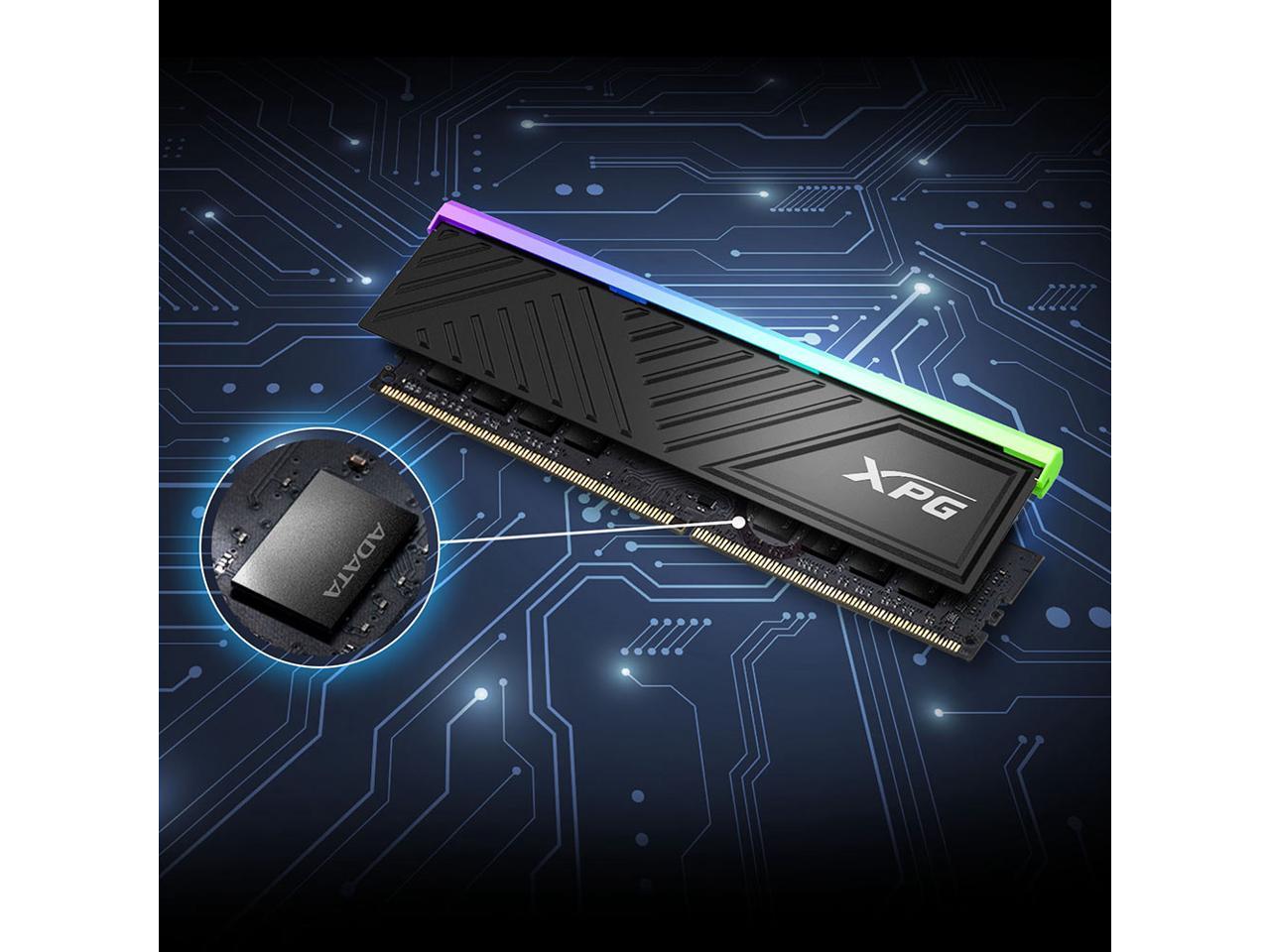 XPG Spectra RGB D35 16GB (2 x 8GB) 288-Pin PC RAM DDR4 3600 (PC4 28800) Memory (Desktop Memory) Model AX4U36008G18I-DTBKD35G 2