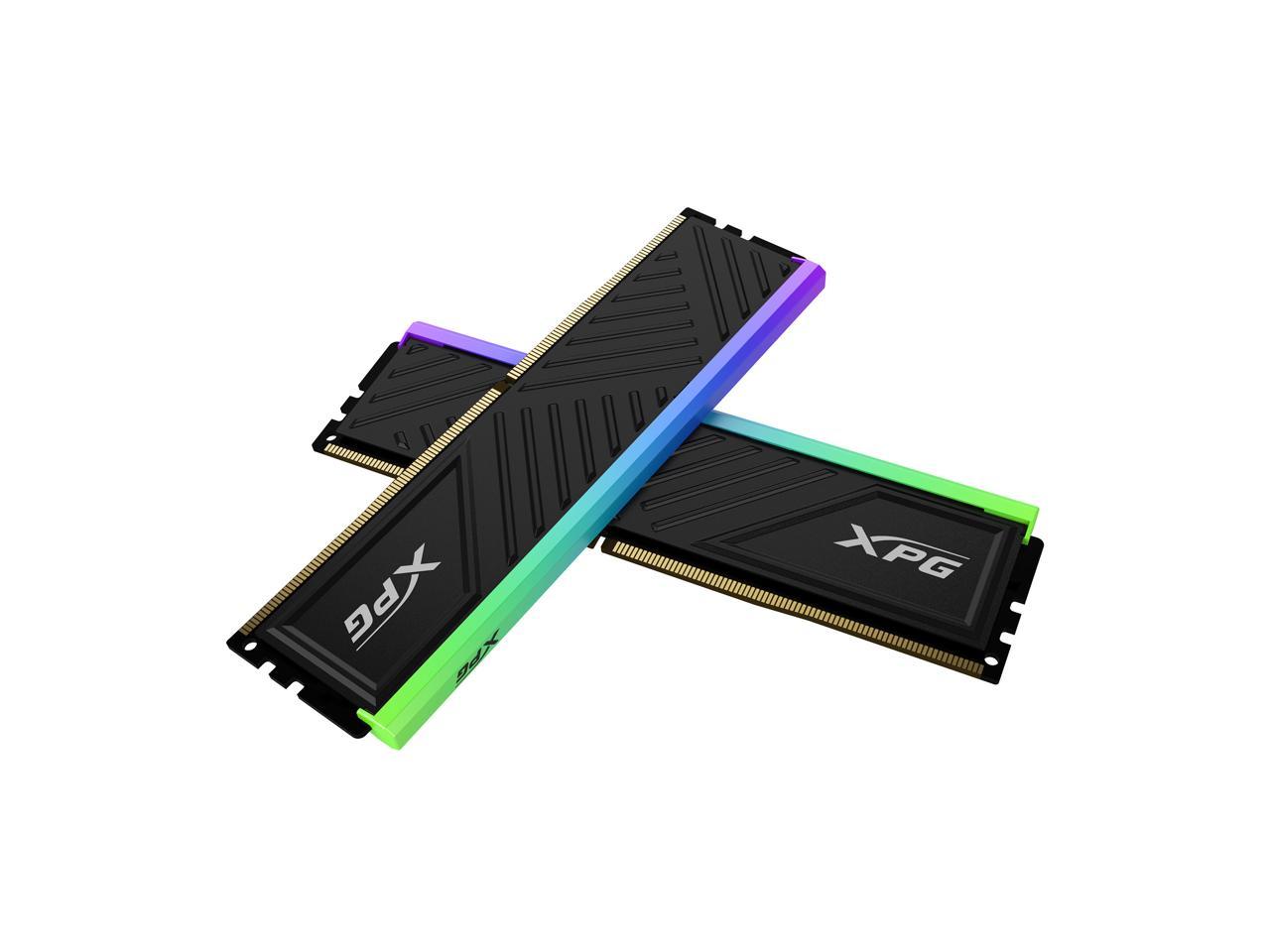 XPG Spectra RGB D35 16GB (2 x 8GB) 288-Pin PC RAM DDR4 3200 (PC4 25600) Memory (Desktop Memory) Model AX4U32008G16A-DTBKD35G 1