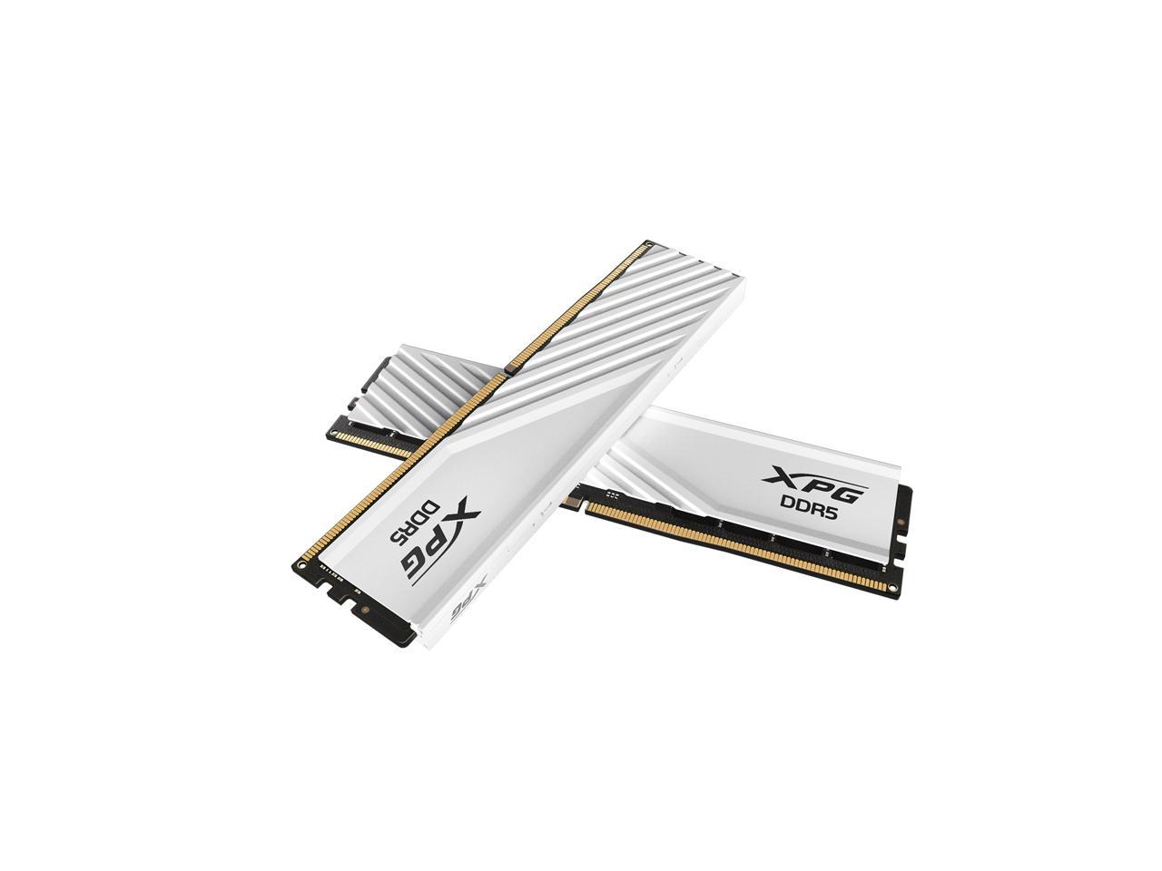 XPG Lancer Blade 32GB (2 x 16GB) 288-Pin PC RAM DDR5 6400 (PC5 51200) Desktop Memory Model AX5U6400C3216G-DTLABWH 1