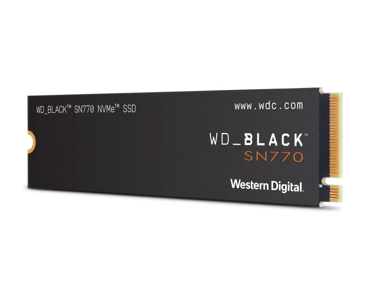 Western Digital WD_BLACK SN770 M.2 2280 500GB PCIe Gen4 16GT/s, up to 4 Lanes Internal Solid State Drive (SSD) WDS500G3X0E 1