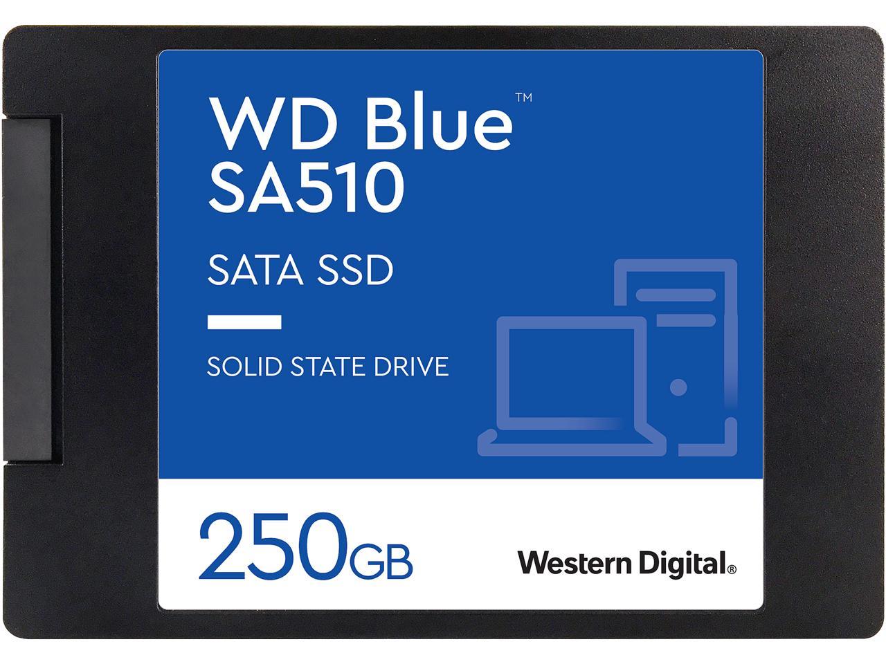 WD Blue 250GB SA510 2.5" Internal Solid State Drive SSD - WDS250G3B0A 1