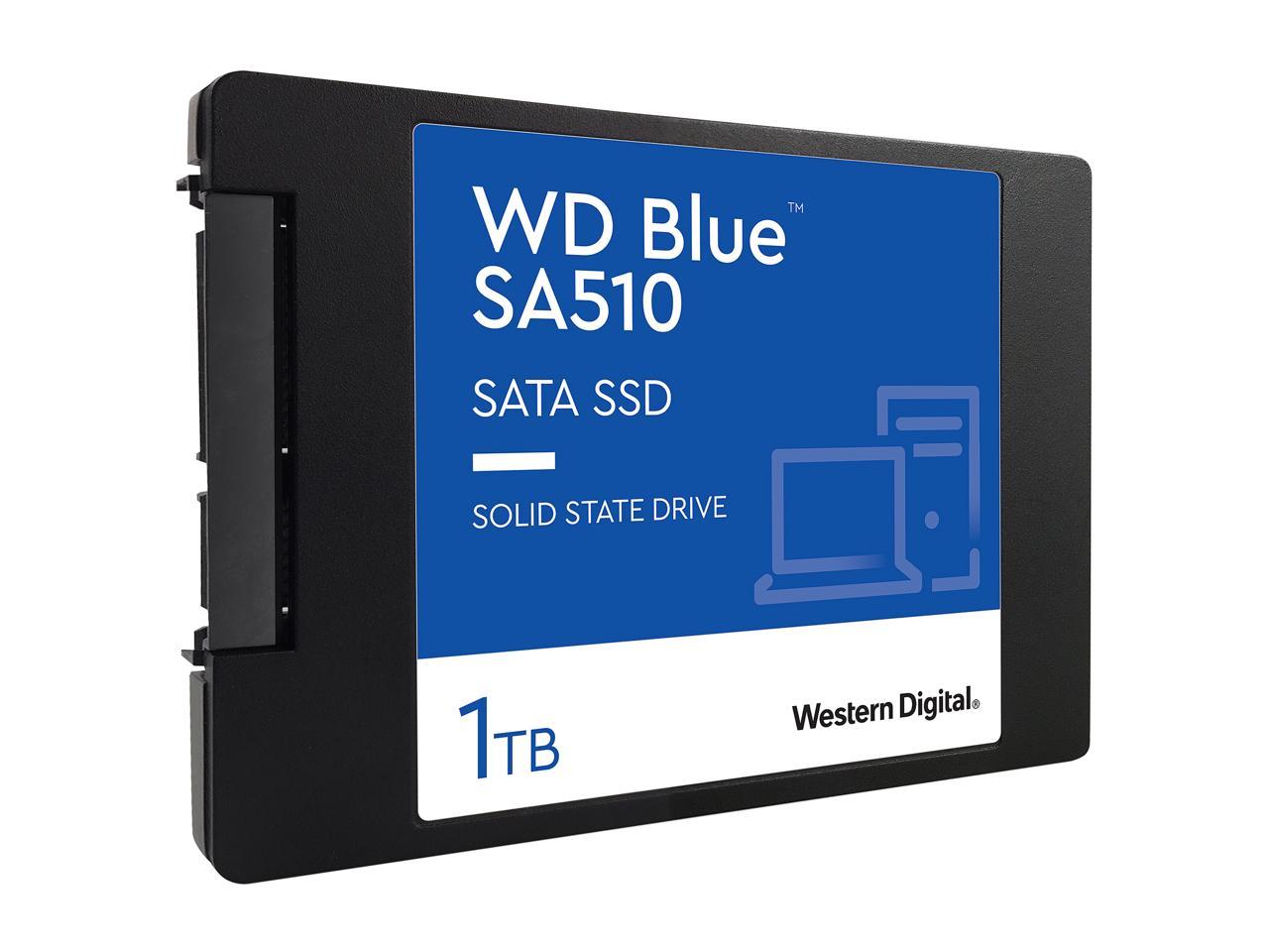 WD Blue 1TB SA510 2.5" Internal Solid State Drive SSD - WDS100T3B0A 2