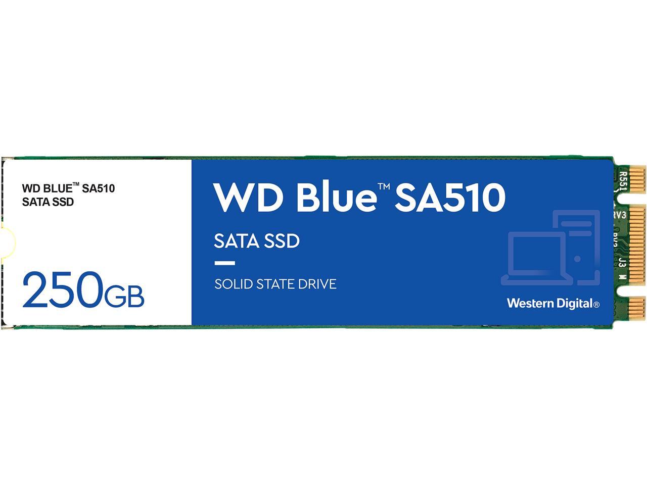 WD Blue 250GB SA510 M.2 Internal Solid State Drive SSD - WDS250G3B0B 1