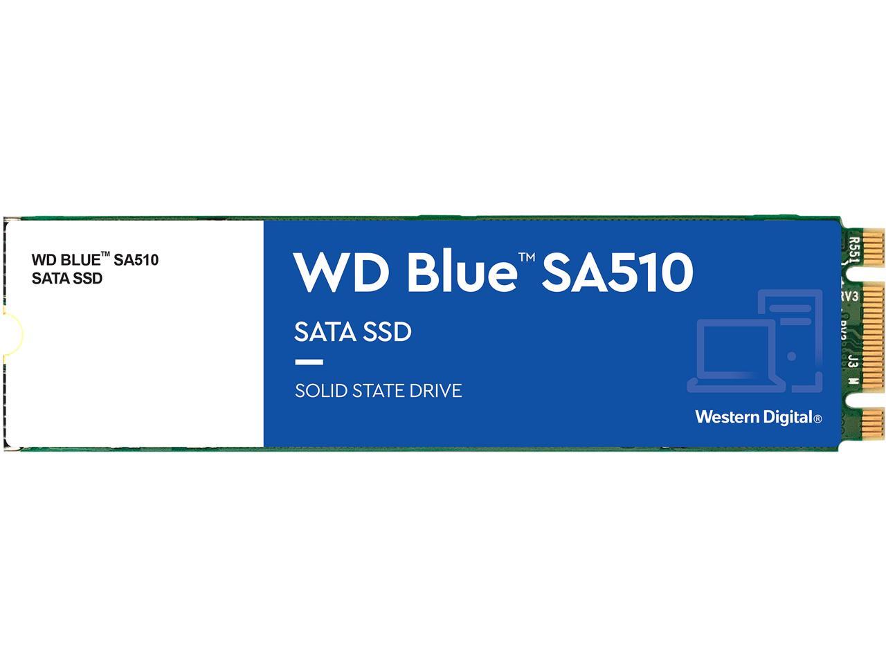 WD Blue 500GB SA510 M.2 Internal Solid State Drive SSD - WDS500G3B0B 5