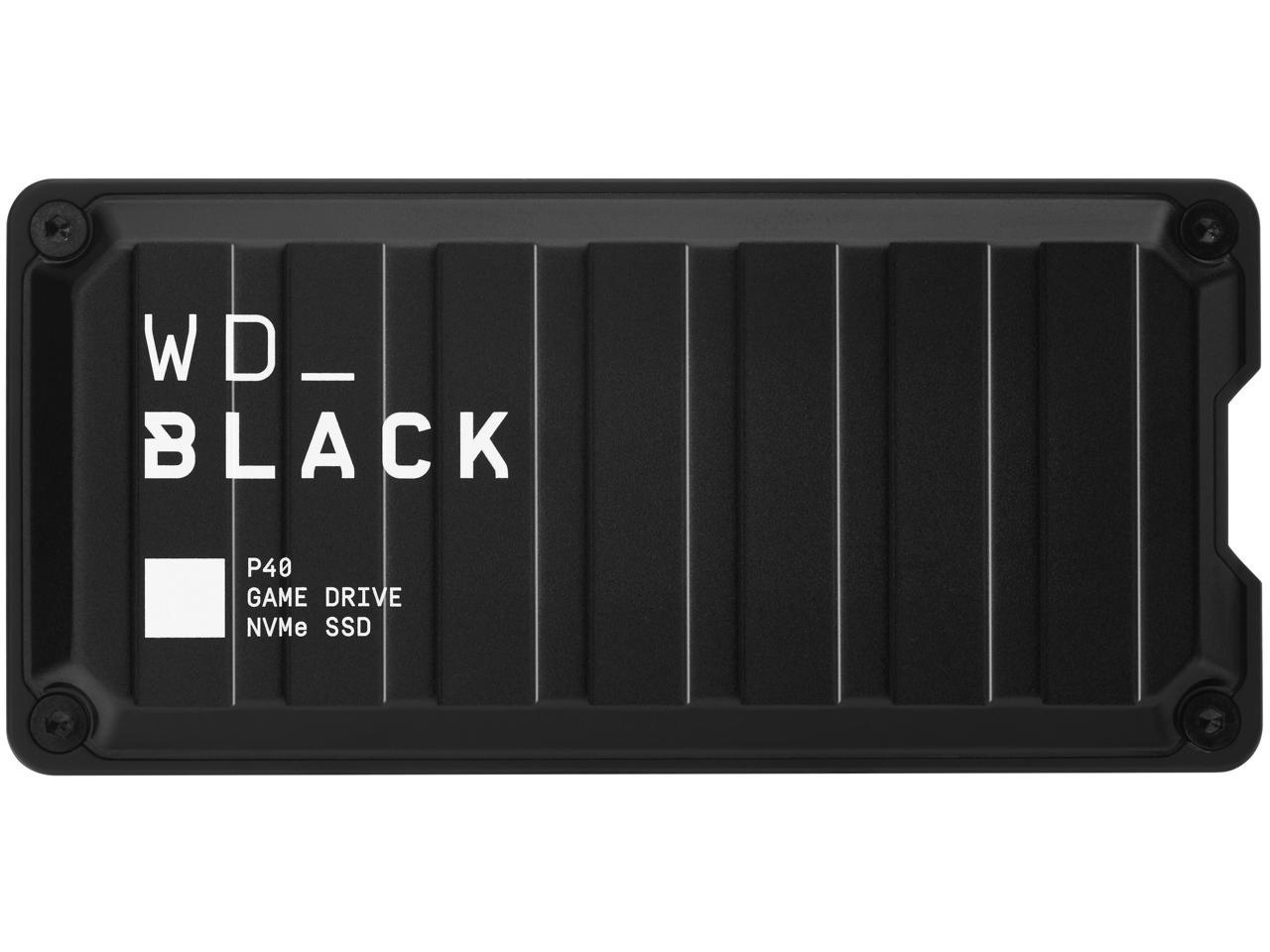 Western Digital WD BLACK P40 1TB USB 3.2 Gen 2x2, Type-C Game Drive SSD 1