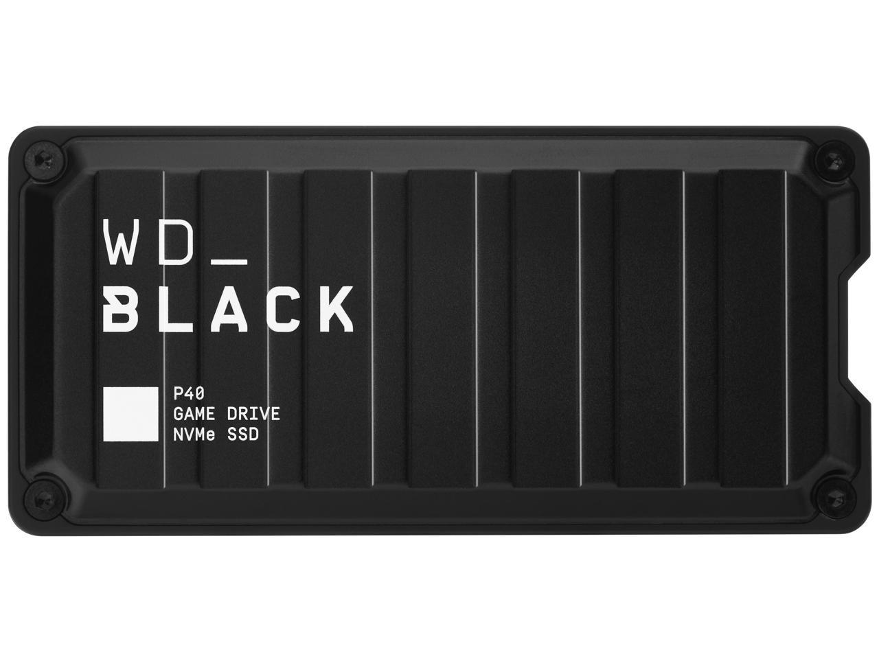 Western Digital WD BLACK P40 2TB USB 3.2 Gen 2x2, Type-C Game Drive SSD 1