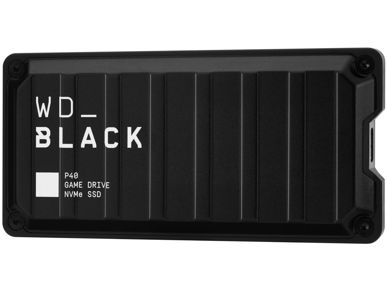 Western Digital WD BLACK P40 2TB USB 3.2 Gen 2x2, Type-C Game Drive SSD 2