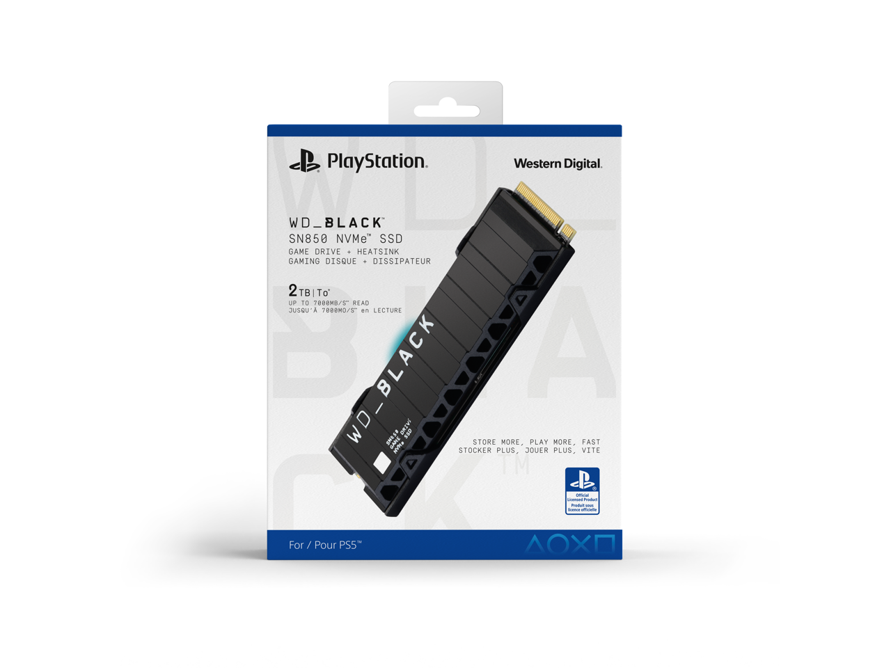 Western Digital WD_BLACK™ SN850 NVMe™ SSD for PS5™ Consoles M.2 2280 2TB PCI-Express 4.0 x4 Internal Solid State Drive (SSD) WDBBKW0020BBK-WRSN 1