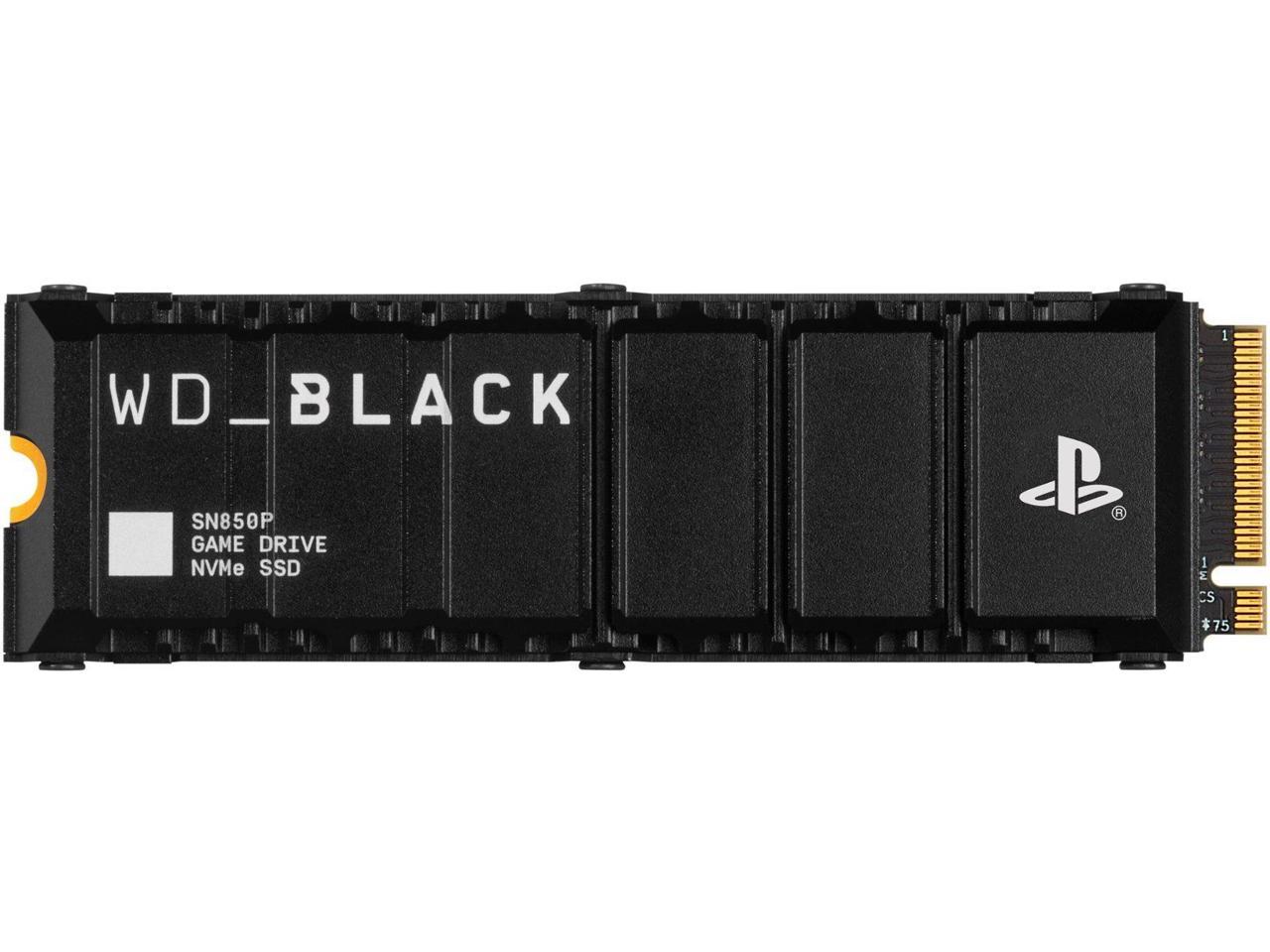 Western Digital WD_BLACK™ SN850P 1TB NVMe™ SSD for PS5™ consoles M.2 2280 PCI-Express 4.0 x4 Internal Solid State Drive (SSD) WDBBYV0010BNC-WRSN 1