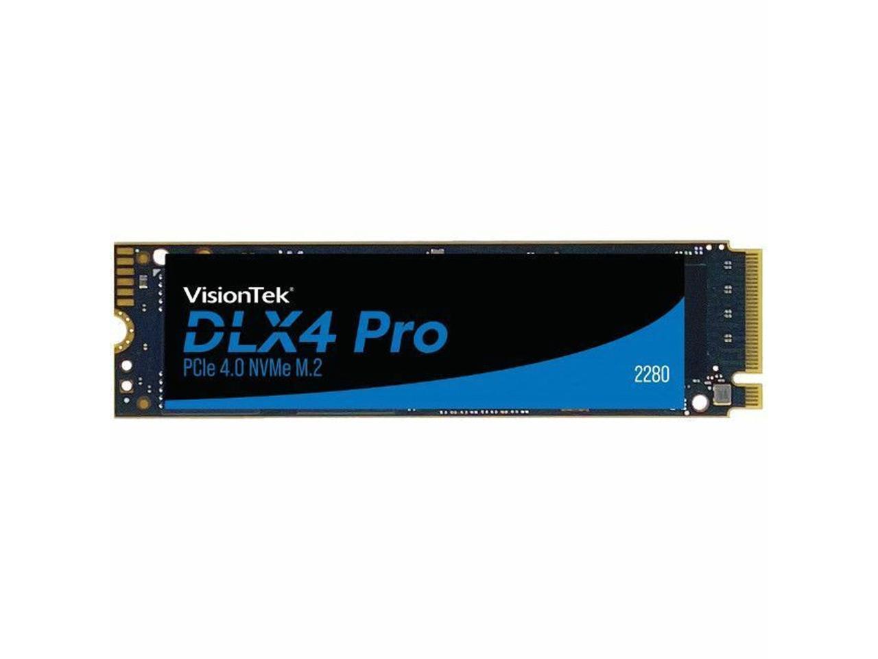 VisionTek DLX4 512 GB Solid State Drive - M.2 2280 Internal - PCI Express NVMe (PCI Express NVMe 4.0 x4) 1