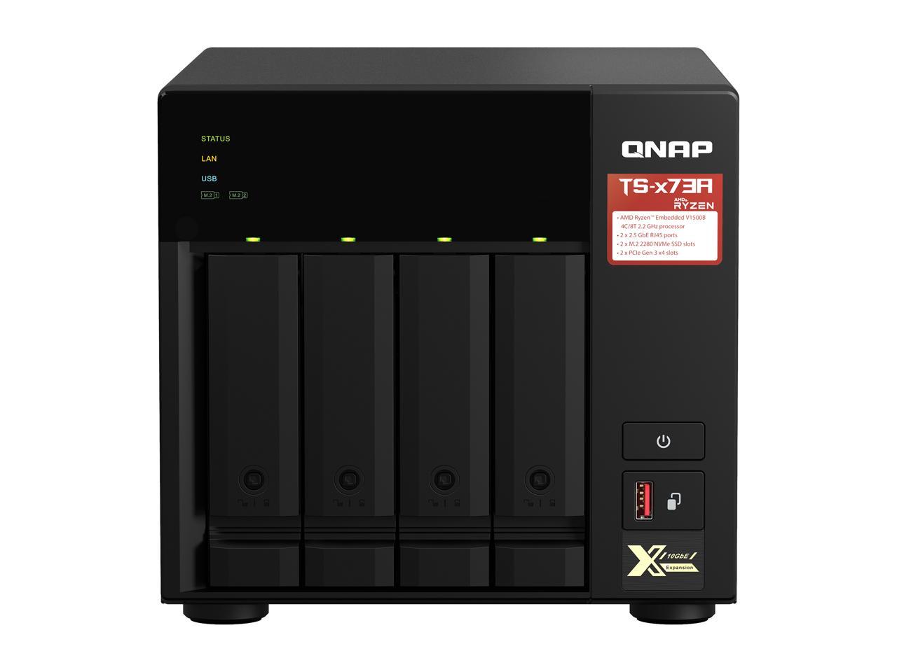 QNAP TS-473A-8G-US Diskless System Network Storage 2