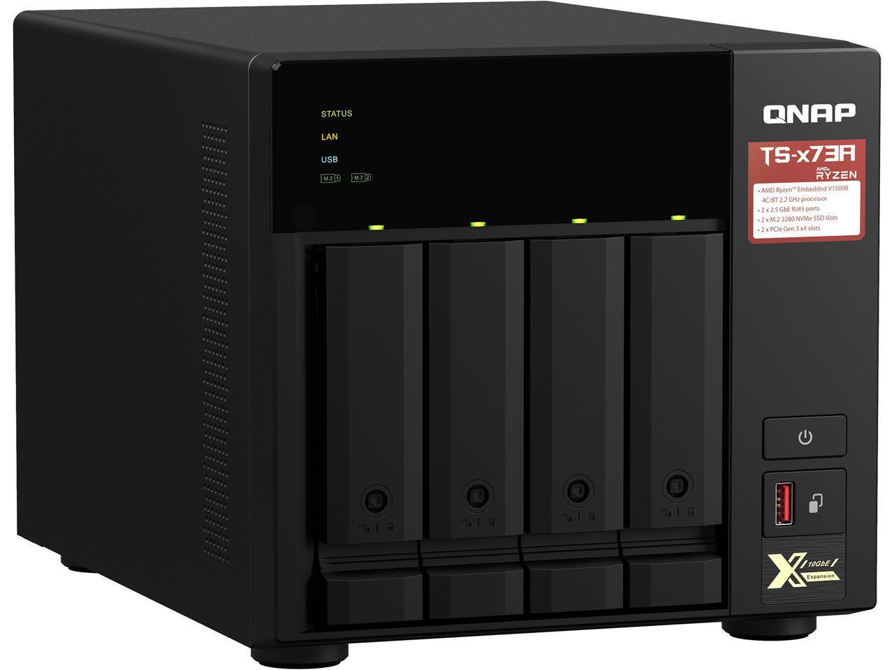 QNAP TS-473A-8G-US Diskless System Network Storage 1