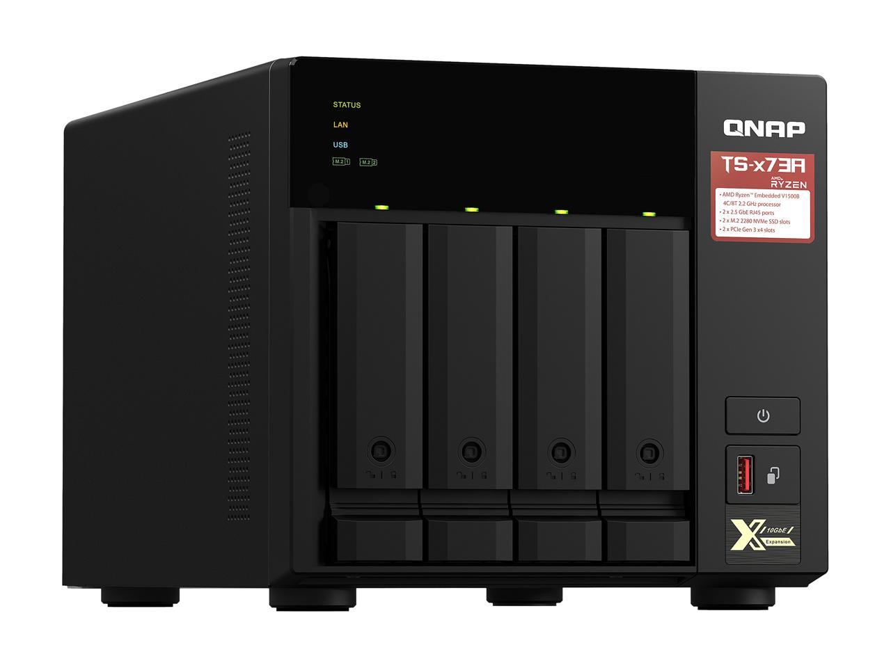 QNAP TS-473A-8G-US Diskless System Network Storage 4