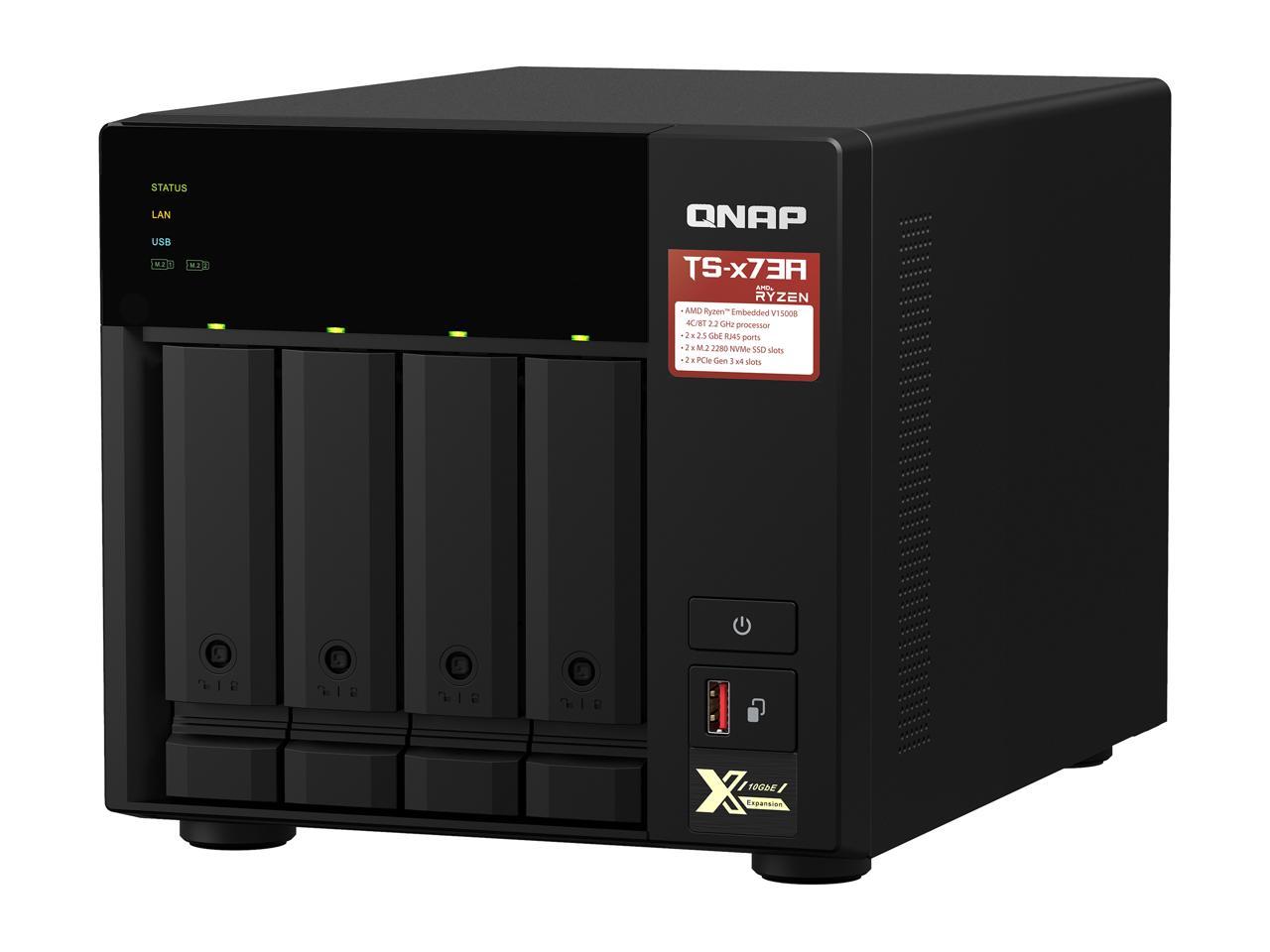 QNAP TS-473A-8G-US Diskless System Network Storage 3