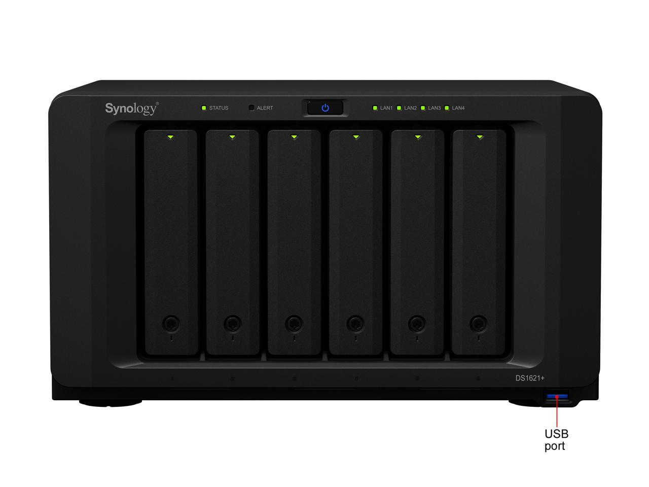 Synology DS1621+ Diskless System 6-bay NAS DiskStation (Diskless) 3