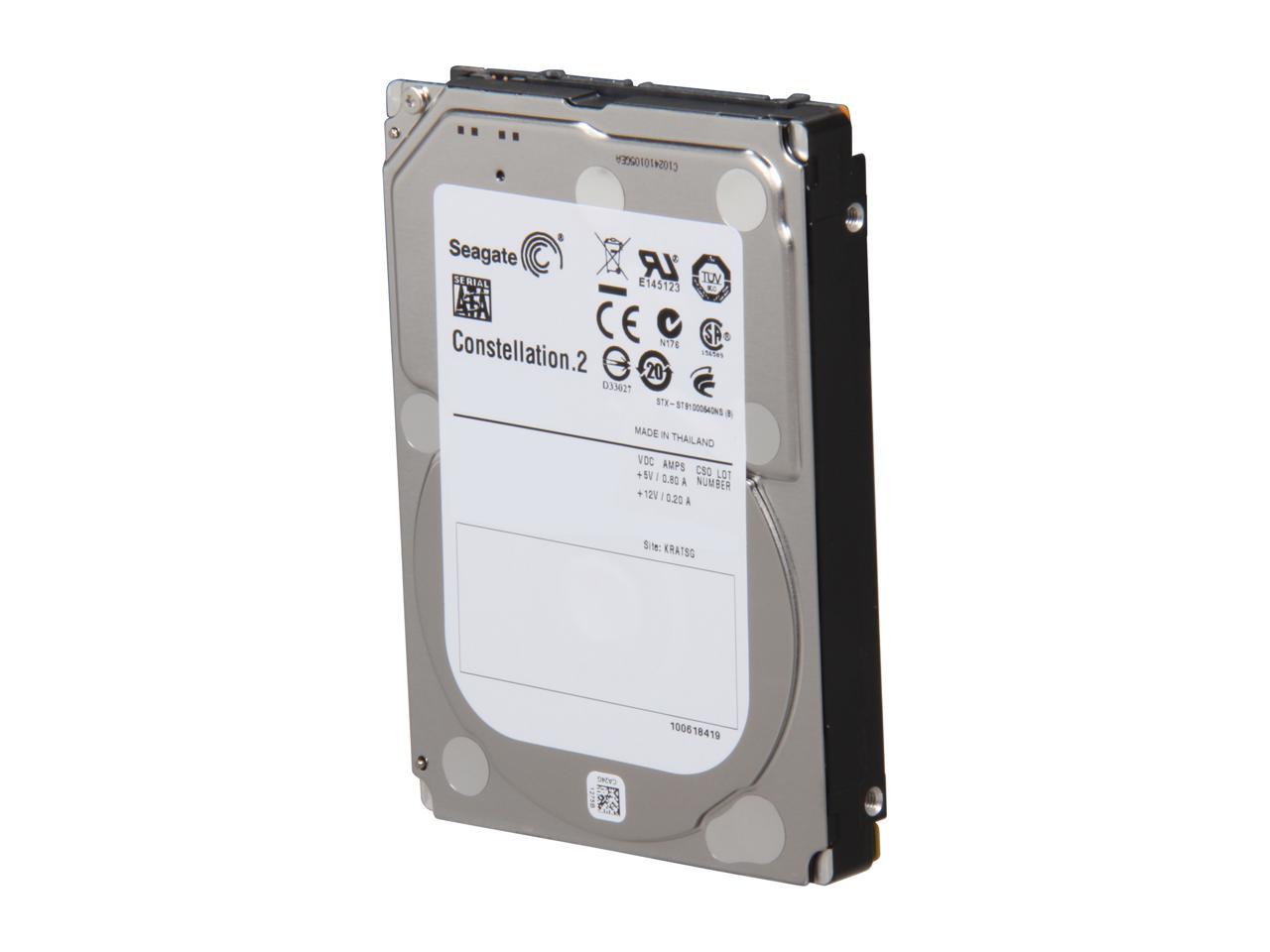 Seagate Constellation.2 ST91000640NS 1TB 7200 RPM 64MB Cache SATA 6.0Gb/s 2.5" Enterprise-class Internal Hard Drive Bare Drive 1