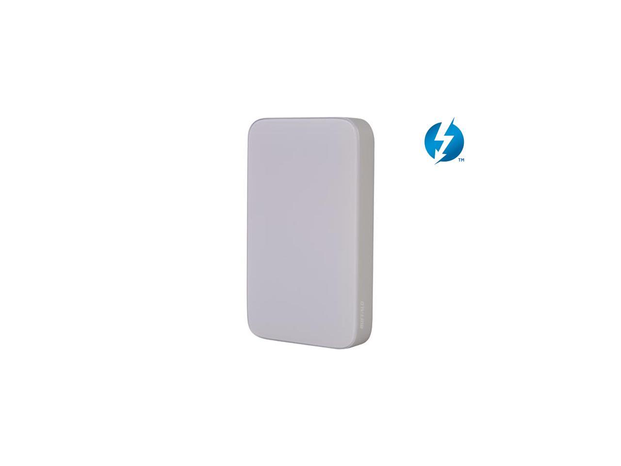 BUFFALO 1TB MiniStation Thunderbolt Portable Hard Drive USB 3.0 / Thunderbolt 10Gbps Model HD-PA1.0TU3 1