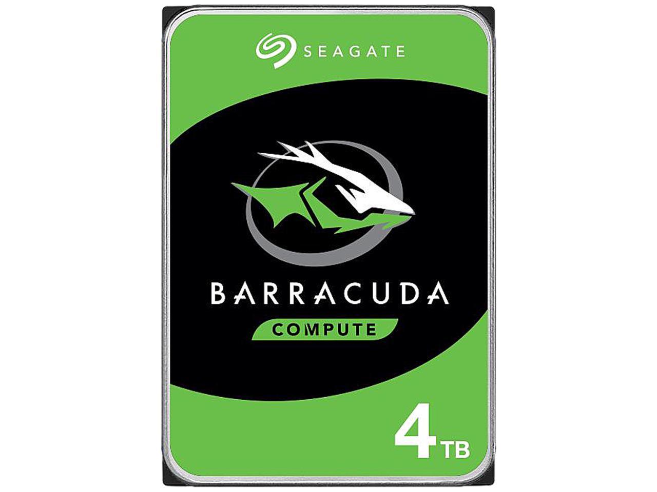 Seagate BarraCuda ST4000DM004 4TB 5400 RPM 256MB Cache SATA 6.0Gb/s 3.5" Hard Drives Bare Drive - OEM 1