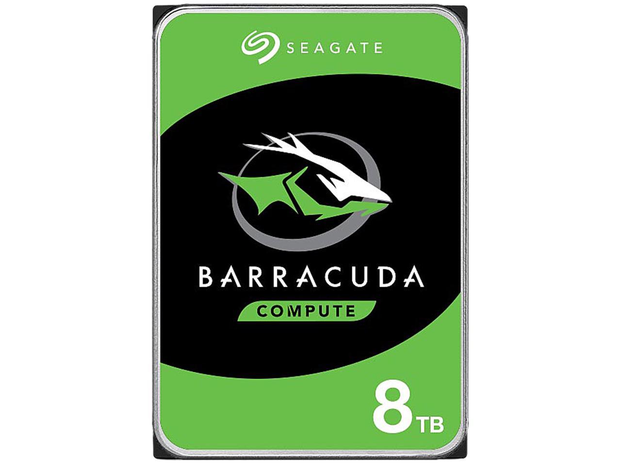 Seagate BarraCuda NE-ST8000DM004 8TB 5400 RPM 256MB Cache SATA 6.0Gb/s 3.5" Internal Hard Drive Bare Drive 1