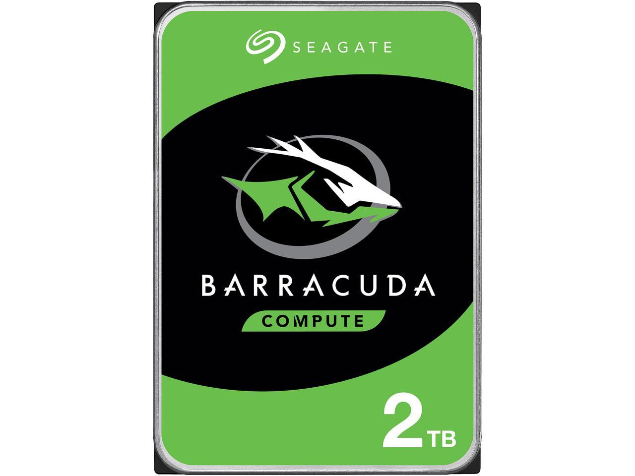 Seagate BarraCuda ST2000DM008 2TB 7200 RPM 256MB Cache SATA 6.0Gb/s 3.5" Hard Drive Bare Drive 1