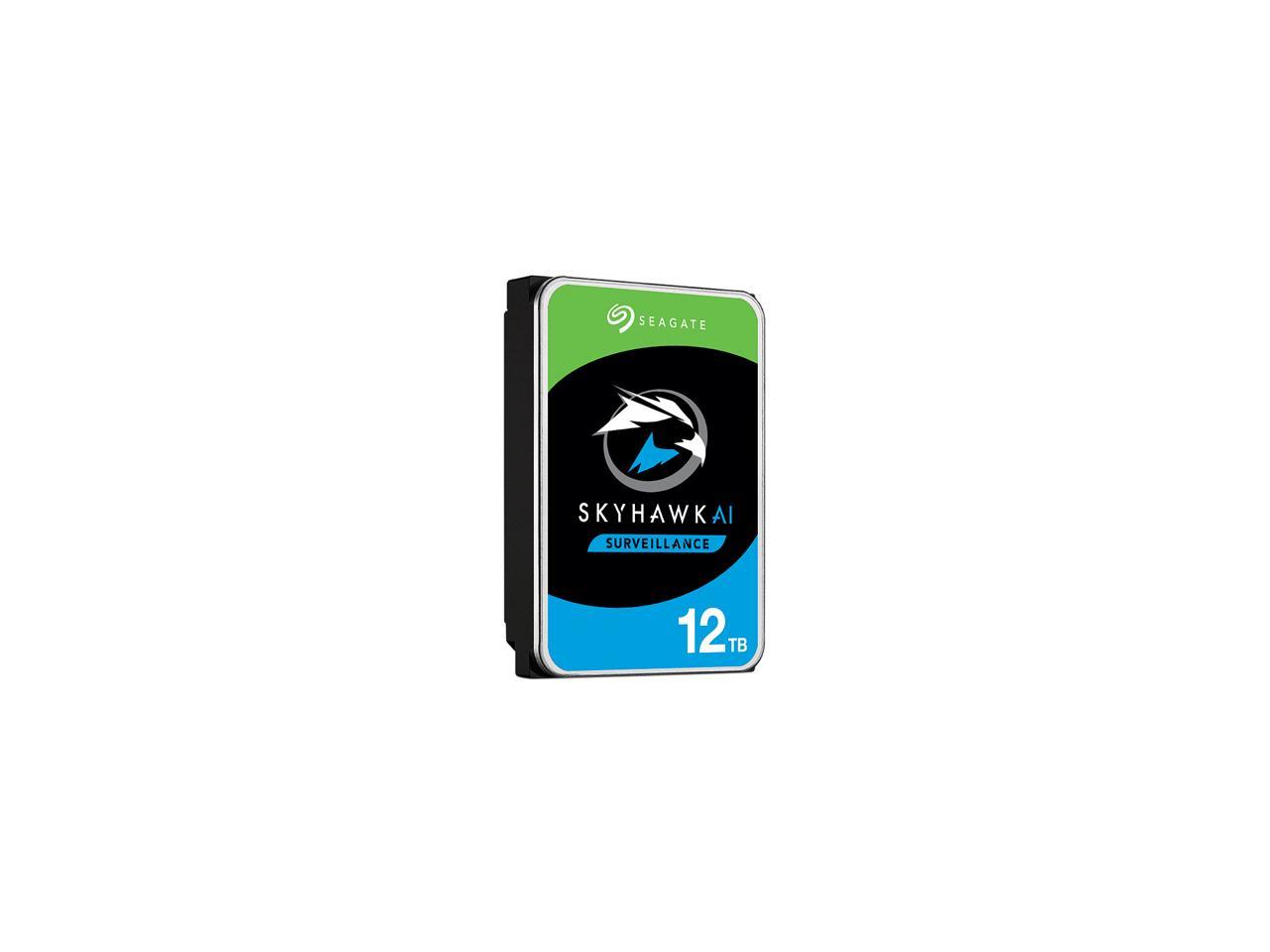 Seagate SkyHawk AI ST12000VE001 12TB 7200 RPM 256MB Cache SATA 6.0Gb/s 3.5" Internal Hard Drive Bare Drive 3