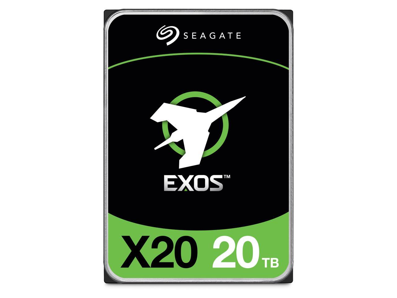 Seagate Exos X20 ST20000NM007D 20TB 7200 RPM 256MB Cache 3.5" Internal Hard Drive 1