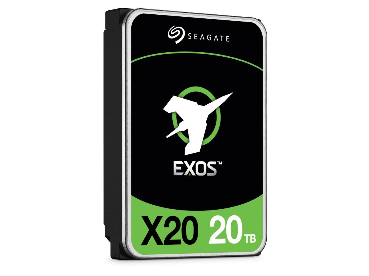 Seagate Exos X20 ST20000NM007D 20TB 7200 RPM 256MB Cache 3.5" Internal Hard Drive 3